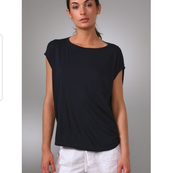 Vince Tops - Vince Cap Sleeve Dolman Circle Tee S